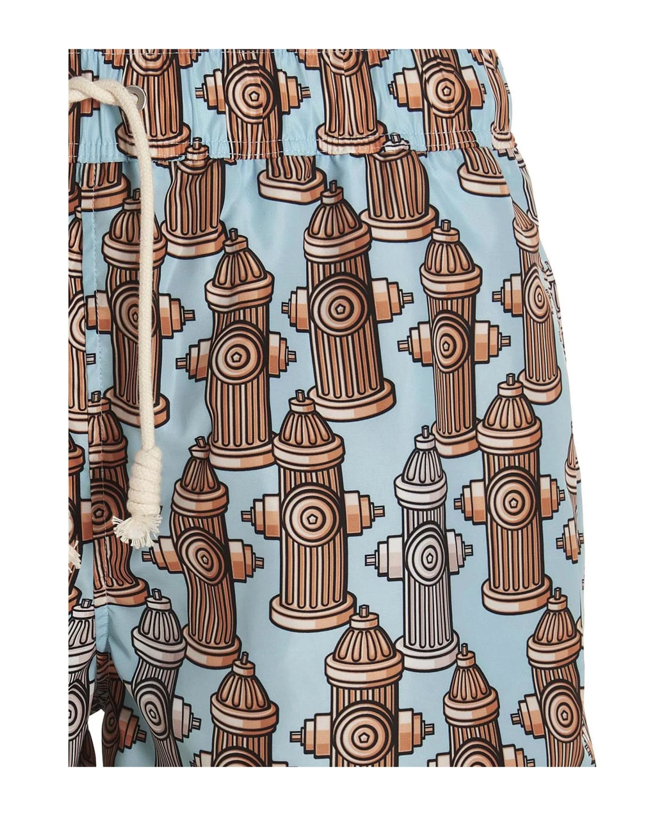 Palm Angels 'fire Hydrant' Swim Shorts - Image 3