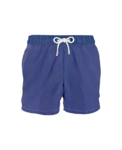MC2 Saint Barth Blue Navy Delavè Man's Swim Shorts
