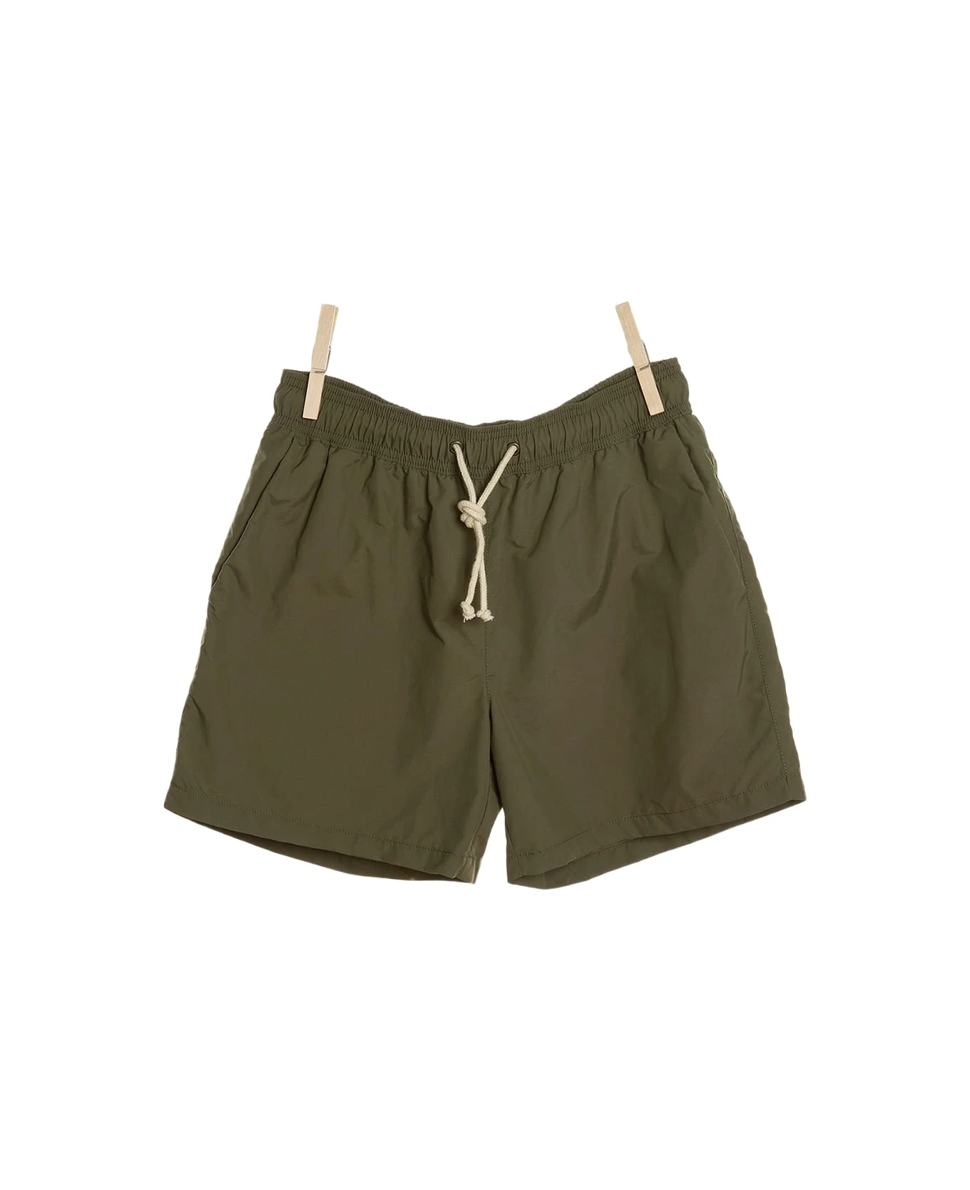 Verde Oliva Swim Shorts