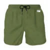 MC2 Saint Barth Man Military Green Swim Shorts | Pantone Special Edition