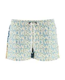 Versace Allover Swim Trunks