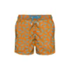 MC2 Saint Barth Light Fabric Man Swim Shorts With Crocodile Print