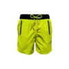 MC2 Saint Barth Fluo Yellow Light Fabric Zipped Swim Shorts