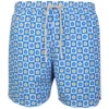 MC2 Saint Barth Light Blue Flowers Print Swim Shorts By Mc Saint Barth