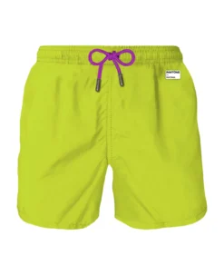 MC2 Saint Barth Man Acid Green Swim Shorts | Pantone Special Edition