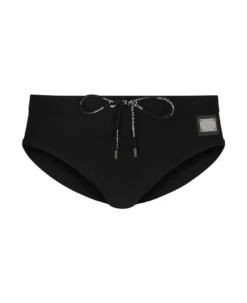 Dolce & Gabbana Swim Briefs With Plate