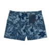 MC2 Saint Barth Man Swim Shorts With Tropical Print
