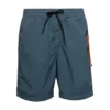 PARAJUMPERS 'mitch' Blue Swim Trunks With Key Chain Detail In Nylon Man