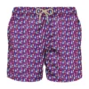 MC2 Saint Barth Man Light Fabric Swim Shorts With Aperol Spritz Print | Aperol Special Edition