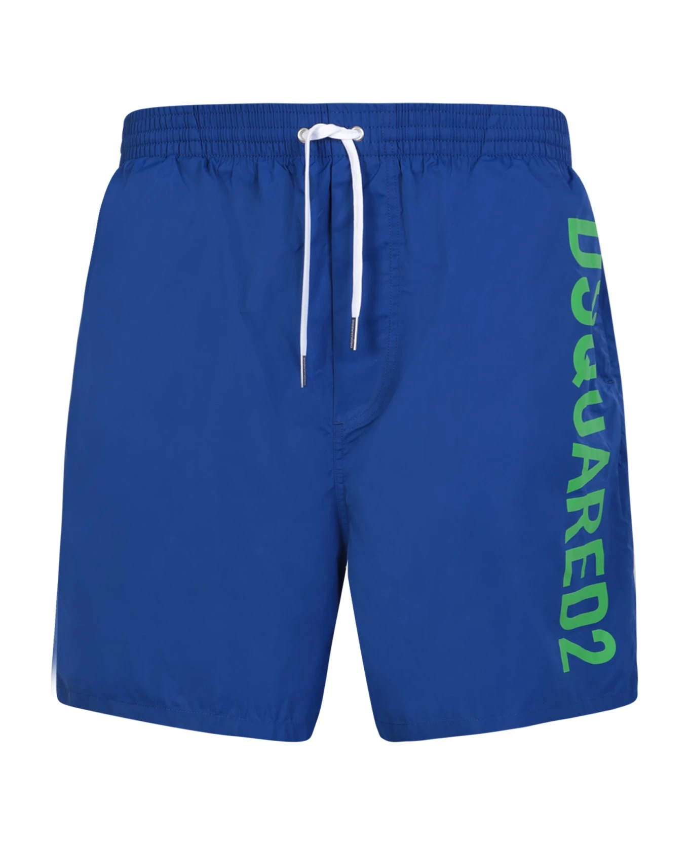 DSQUARED2 Blue/green Technicolor Swim Shorts