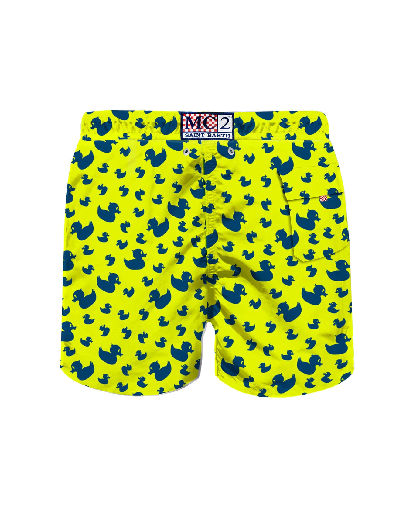 MC2 Saint Barth Man Smooth Swim Shorts With Print - Image 2