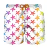 MC2 Saint Barth Man Smooth Swim Shorts With Seastar Print