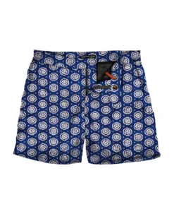 MC2 Saint Barth Short-length Man Swim Shorts With Dyed Print