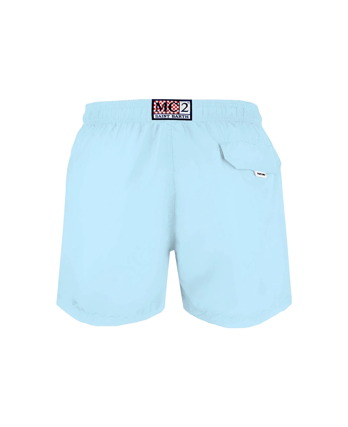 MC2 Saint Barth Man Sky Blue Swim Shorts | Pantone Special Edition - Image 2