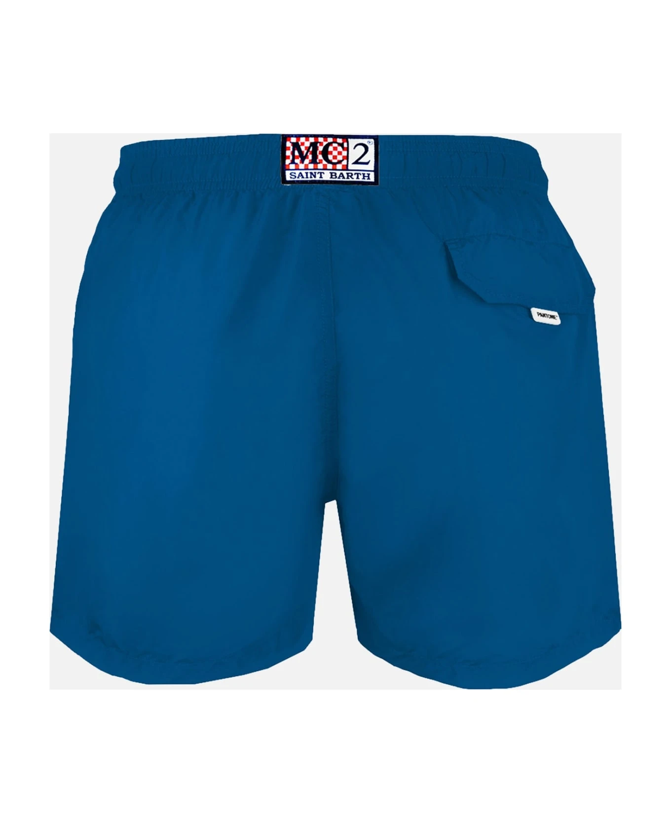 MC2 Saint Barth Man Blue Navy Swim Shorts | Pantone Special Edition - Image 2
