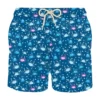 MC2 Saint Barth Man Light Fabric Swim Shorts With Crab Print