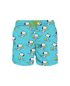 MC2 Saint Barth Man Swim Shorts With Snoopy Print | Snoopy - Peanuts Special Edition