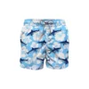MC2 Saint Barth Sharks Velvet Print Mid-length Swim Shorts