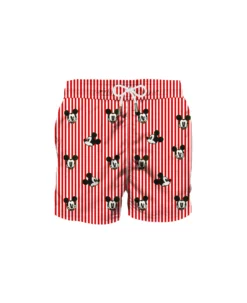 MC2 Saint Barth Man Swim Shorts With Mickey Mouse Print | ©disney Special Edition