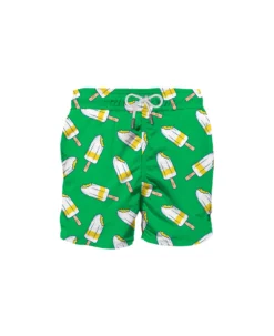 MC2 Saint Barth Man Classic Swim Shorts With Lemonissimo Print | Algida® Special Edition