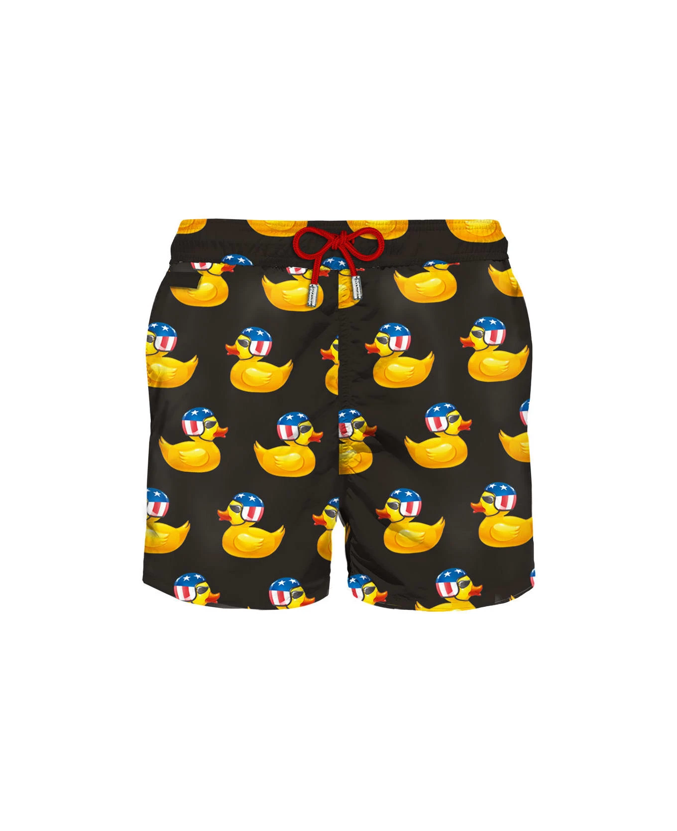 MC2 Saint Barth Light Fabric Man Swim Shorts Bikers Ducky