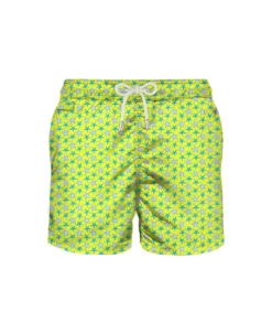 MC2 Saint Barth Light Fabric Man Swim Shorts Starfish Print