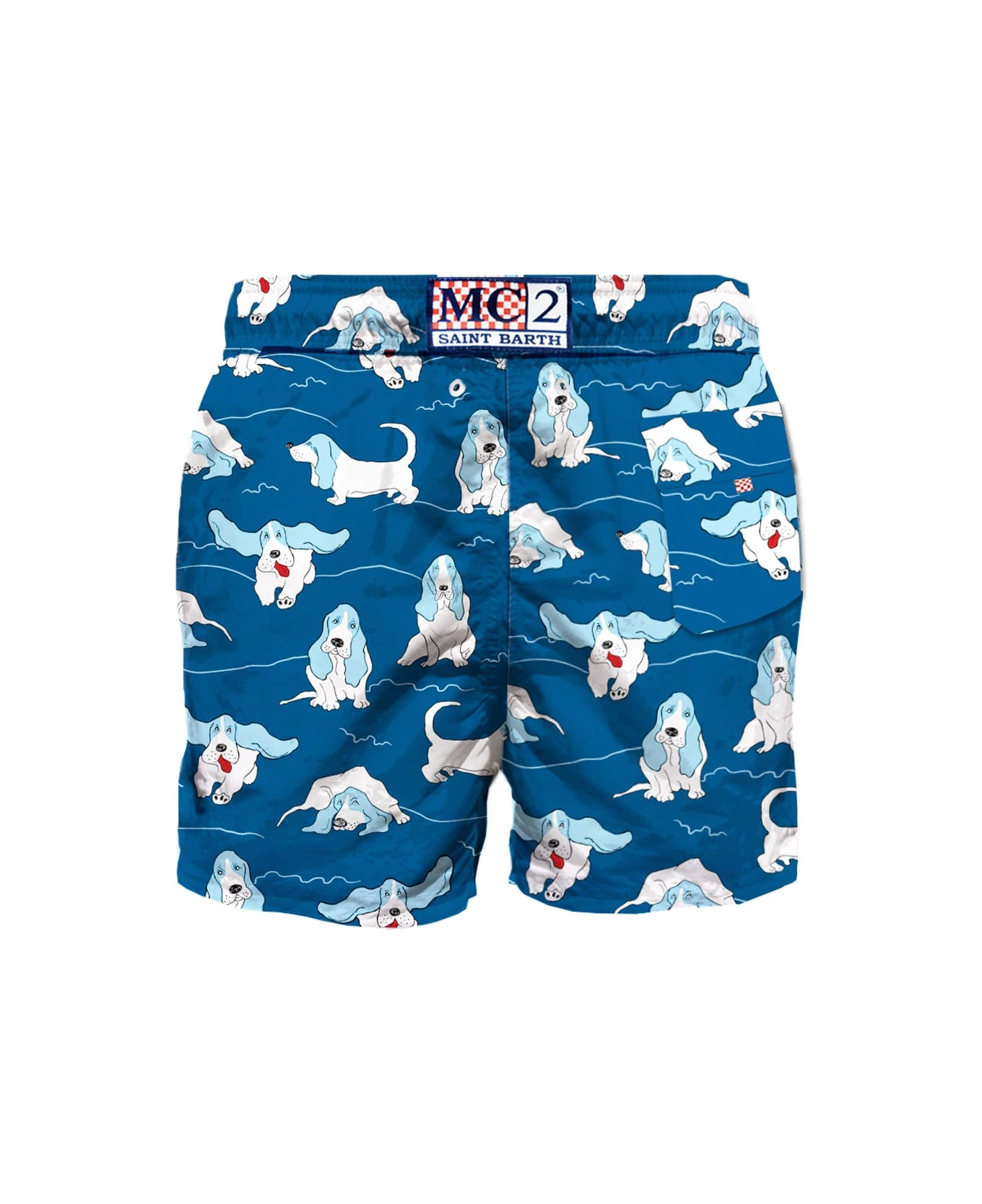 MC2 Saint Barth Basset Hound Man Swim Shorts - Image 2