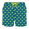 MC2 Saint Barth Man Light Fabric Swim Shorts With Fish And Octopus Print