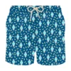 MC2 Saint Barth Man Light Fabric Swim Shorts With Money And Swatch Print