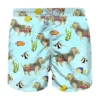 MC2 Saint Barth Man Classic Swim Short With Dog Print