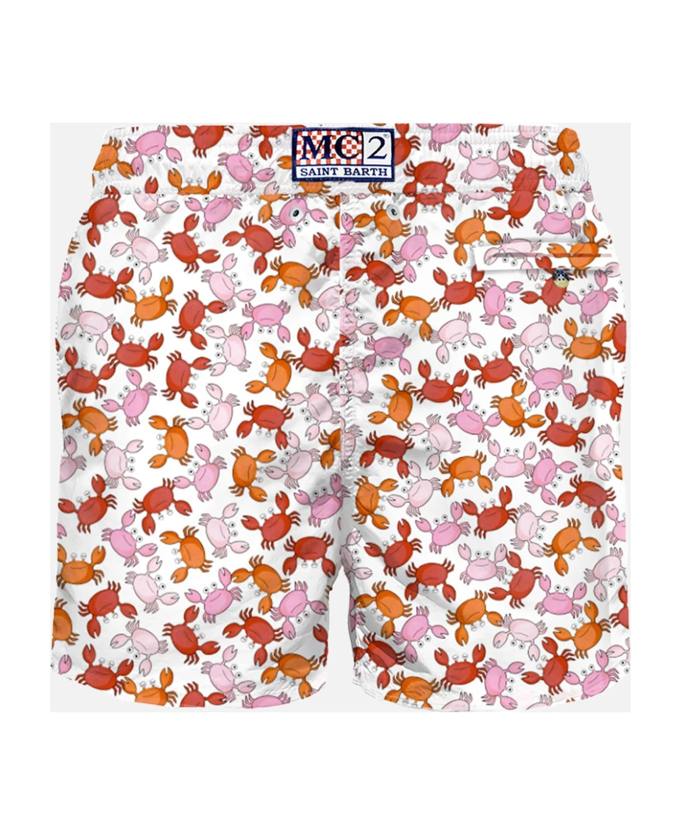 MC2 Saint Barth Man Swim Shorts With Crabs Print - Image 2