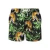 MC2 Saint Barth Man Light Fabric Swim Shorts With Tiger Print