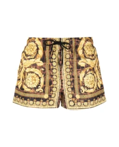 Versace Swim Boxer Nylon Golfo Cocco Barocco Print