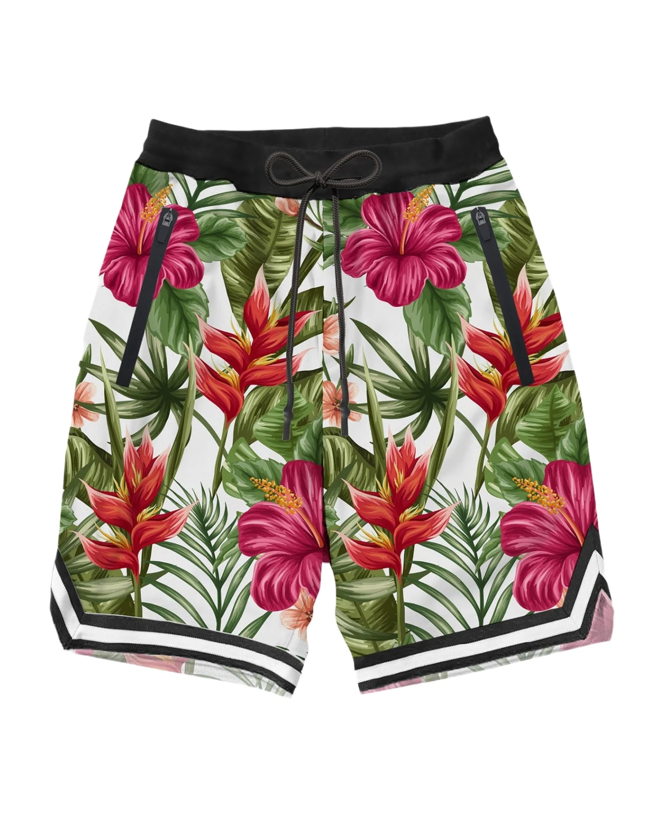 MC2 Saint Barth Tropical Print Swim Shorts Surf Style
