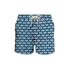 MC2 Saint Barth Man Light Fabric Swim Shorts With Padel Print