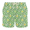 MC2 Saint Barth Man Light Fabric Swim Shorts With Flower Print