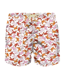 MC2 Saint Barth Man Swim Shorts With Crabs Print