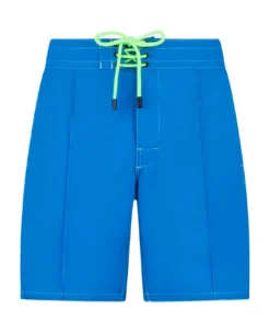 MC2 Saint Barth Man Comfort And Stretch Bluette Surf Swim Shorts