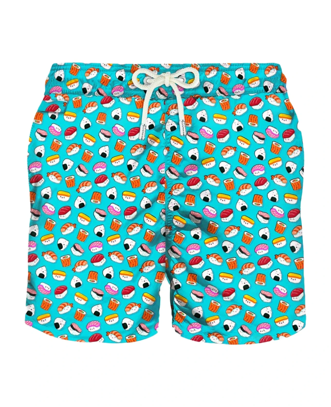 MC2 Saint Barth Light Fabric Man Swim Shorts Sushi Print