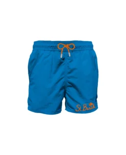 MC2 Saint Barth Bluette Man Swim Shorts With Pocket