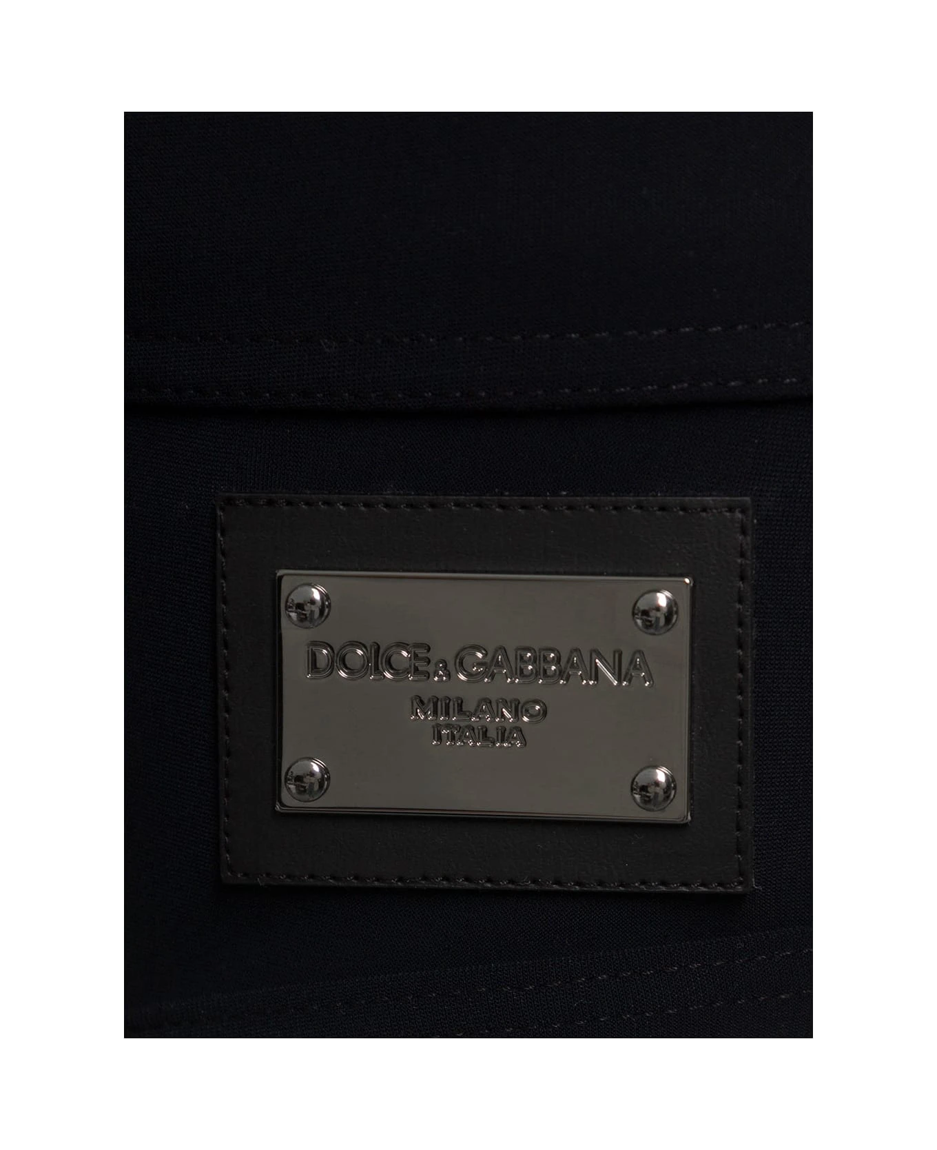 Dolce & Gabbana Black Swim Briefs With Branded Drawstring And Logo Tag In Stretch Polyamide Man - Image 3