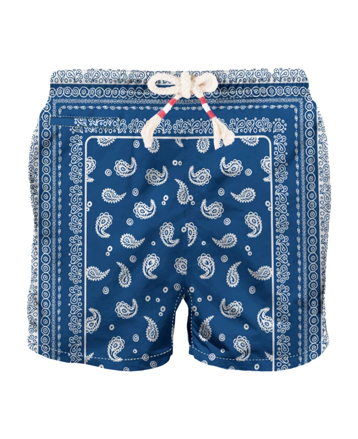 MC2 Saint Barth Man Swim Shorts With Paisley Print