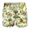 MC2 Saint Barth Man Classic Swim Shorts Wild Life Print