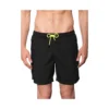 MC2 Saint Barth Man Black Zipped Swim Shorts