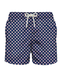 MC2 Saint Barth Light Fabric Man Swim Shorts Pigs Print