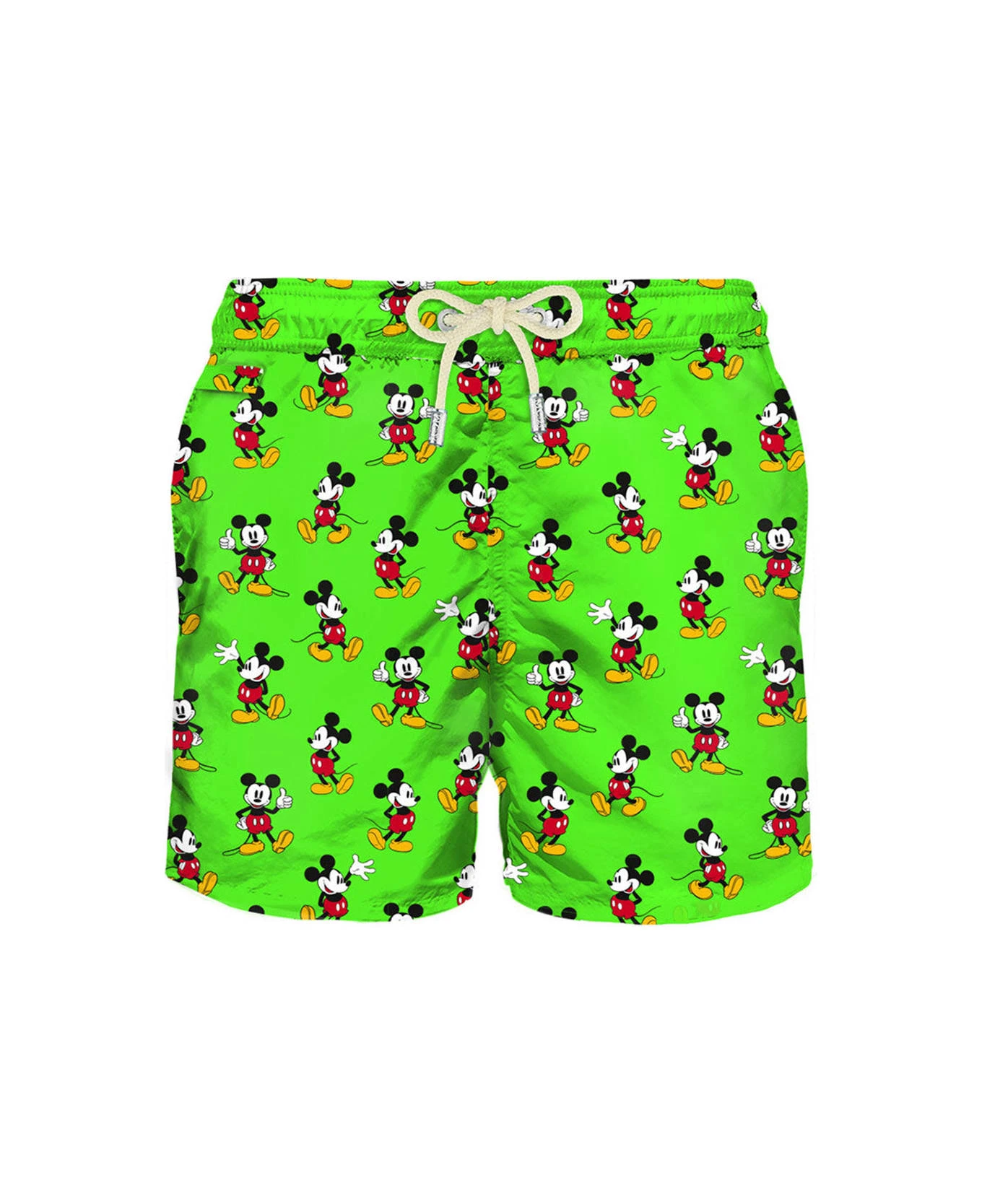 MC2 Saint Barth Man Light Fabric Swim Shorts With Mickey Mouse Print | ©disney Special Edition