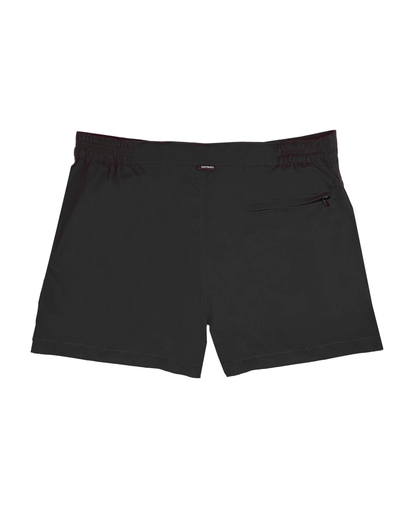 MC2 Saint Barth Black Man Swim Shorts - Image 2