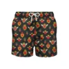 MC2 Saint Barth Light Fabric Man Swim Shorts Sacred Hearts Print