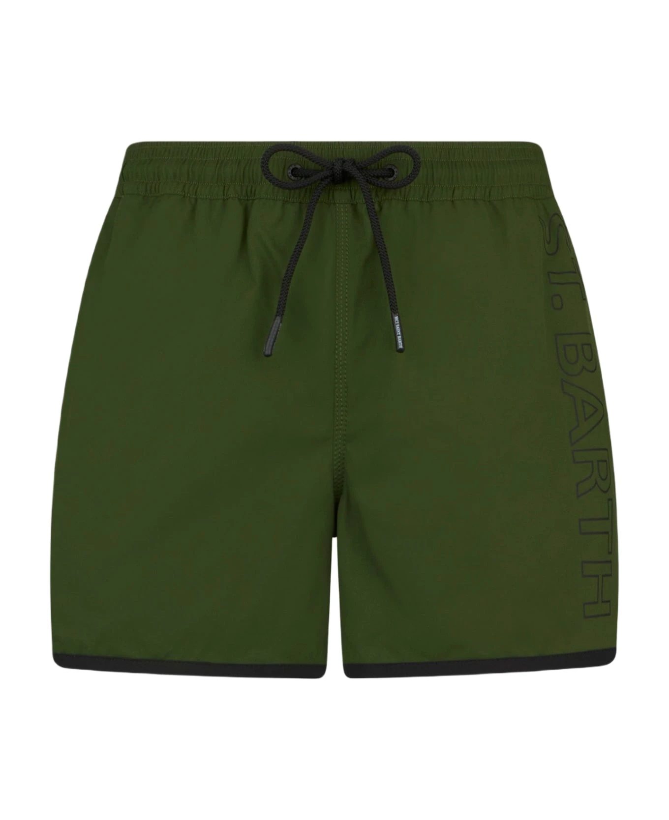 MC2 Saint Barth Man Swim Shorts With Side Logo And Contrast