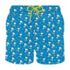 MC2 Saint Barth Man Light Fabric Swim Shorts With Snoopy Padel Print | Snoopy - Peanuts Special Edition